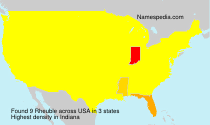 Surname Rheuble in USA Surname Rheuble in USA