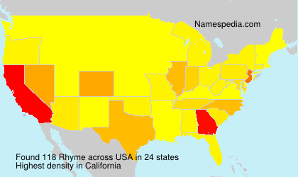 Surname Rhyme in USA Surname Rhyme in USA