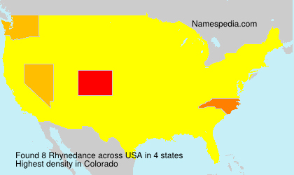 Surname Rhynedance in USA Surname Rhynedance in USA
