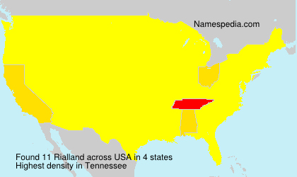Surname Rialland in USA Surname Rialland in USA