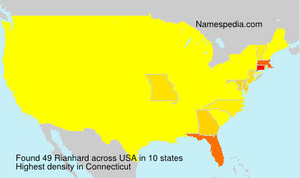 Surname Rianhard in USA Surname Rianhard in USA