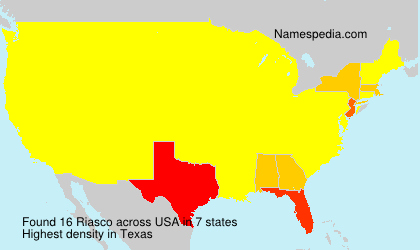 Surname Riasco in USA Surname Riasco in USA