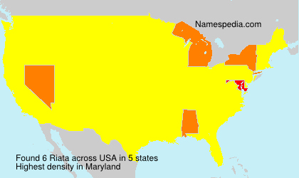 Surname Riata in USA Surname Riata in USA