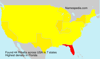 Surname Ribalta in USA Surname Ribalta in USA