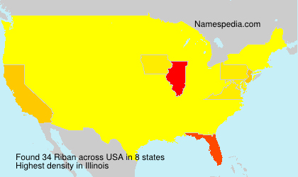 Surname Riban in USA