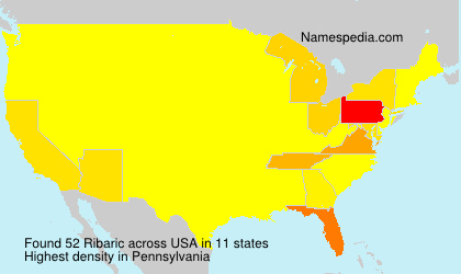 Surname Ribaric in USA Surname Ribaric in USA