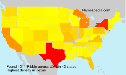 Surname Ribble in USA