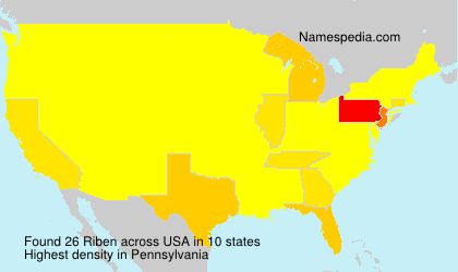 Surname Riben in USA Surname Riben in USA