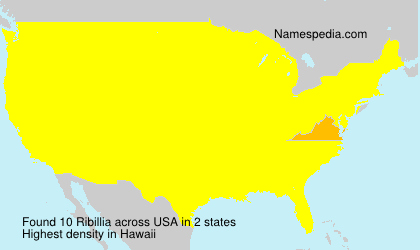 Surname Ribillia in USA Surname Ribillia in USA