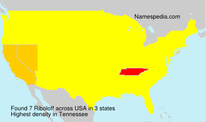 Surname Riboloff in USA Surname Riboloff in USA