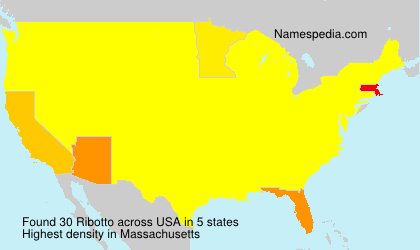 Surname Ribotto in USA Surname Ribotto in USA