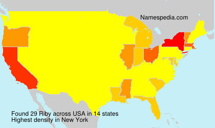 Surname Riby in USA Surname Riby in USA