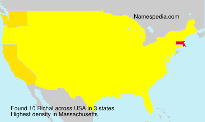 Surname Richal in USA Surname Richal in USA