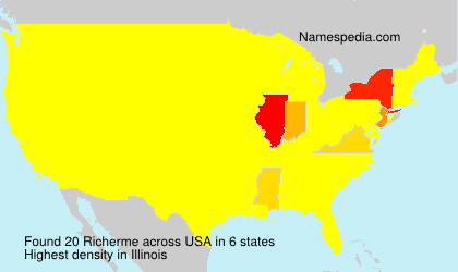 Surname Richerme in USA Surname Richerme in USA