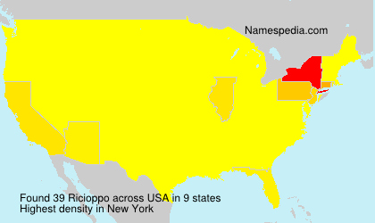 Surname Ricioppo in USA