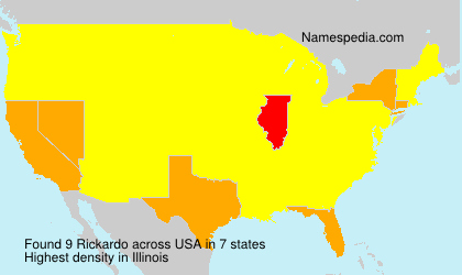 Surname Rickardo in USA Surname Rickardo in USA