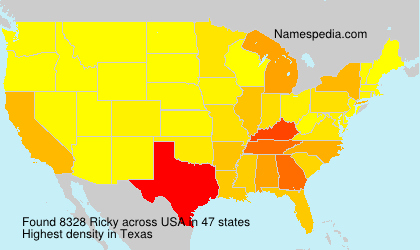 Surname Ricky in USA Surname Ricky in USA