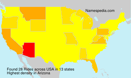 Surname Rides in USA Surname Rides in USA