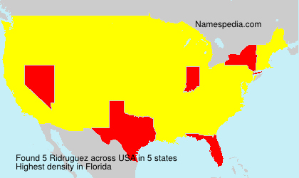 Surname Ridruguez in USA Surname Ridruguez in USA