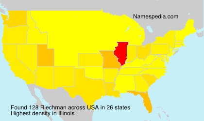Surname Riechman in USA Surname Riechman in USA