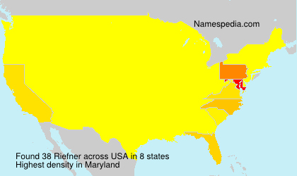Surname Riefner in USA Surname Riefner in USA