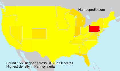 Surname Riegner in USA Surname Riegner in USA