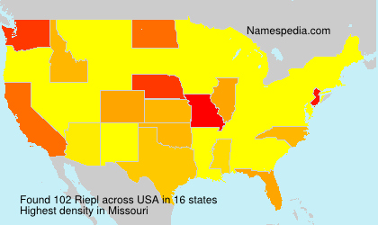 Surname Riepl in USA Surname Riepl in USA