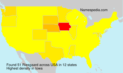 Surname Riesgaard in USA Surname Riesgaard in USA