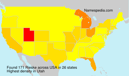 Surname Rieske in USA Surname Rieske in USA
