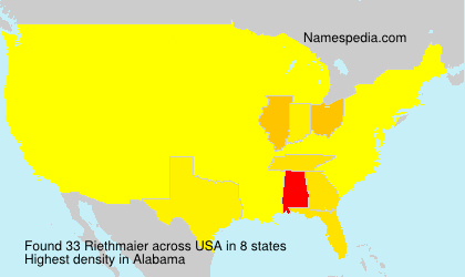 Surname Riethmaier in USA Surname Riethmaier in USA