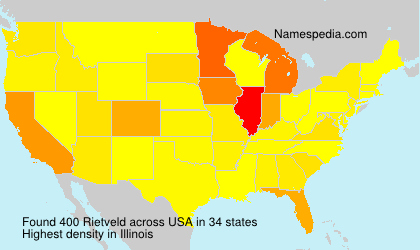 Surname Rietveld in USA Surname Rietveld in USA