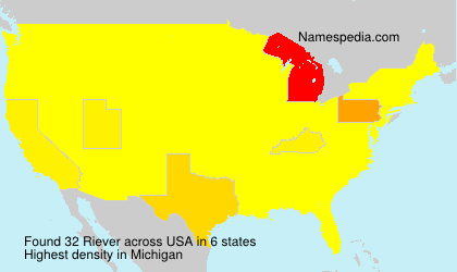Surname Riever in USA Surname Riever in USA
