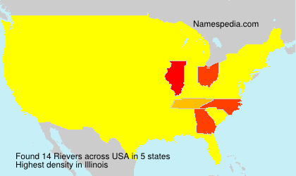 Surname Rievers in USA Surname Rievers in USA