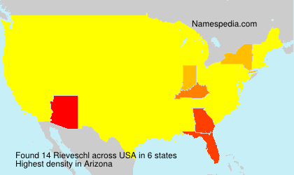 Surname Rieveschl in USA Surname Rieveschl in USA