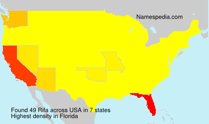 Surname Rifa in USA Surname Rifa in USA
