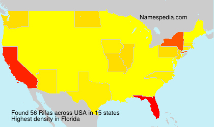 Surname Rifas in USA Surname Rifas in USA