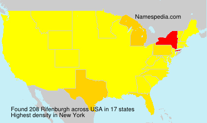 Surname Rifenburgh in USA Surname Rifenburgh in USA