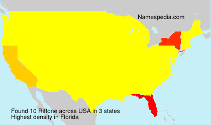 Surname Riffone in USA Surname Riffone in USA