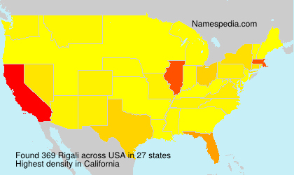Surname Rigali in USA Surname Rigali in USA