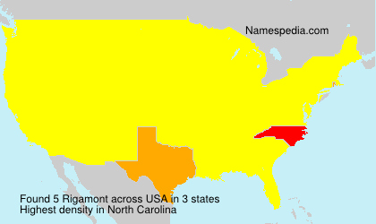 Surname Rigamont in USA Surname Rigamont in USA