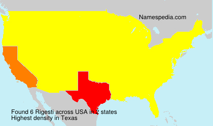 Surname Rigesti in USA Surname Rigesti in USA