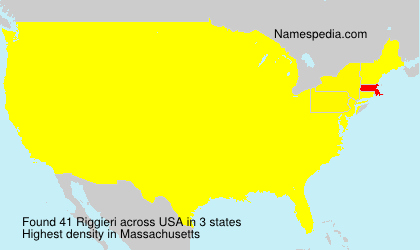 Surname Riggieri in USA Surname Riggieri in USA
