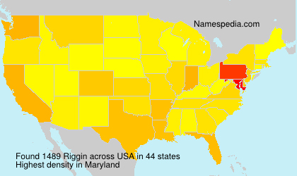 Surname Riggin in USA Surname Riggin in USA