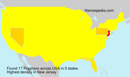 Surname Riggitano in USA Surname Riggitano in USA