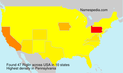Surname Riglin in USA Surname Riglin in USA