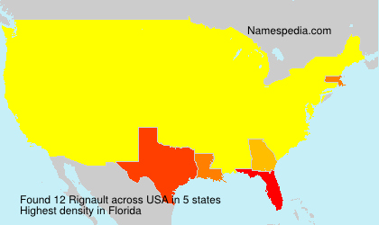 Surname Rignault in USA Surname Rignault in USA