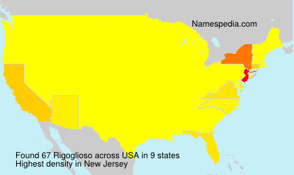Surname Rigoglioso in USA Surname Rigoglioso in USA