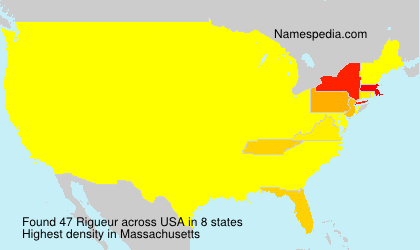 Surname Rigueur in USA Surname Rigueur in USA