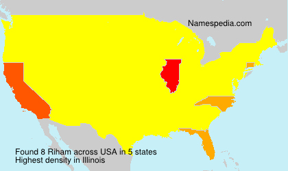 Surname Riham in USA Surname Riham in USA