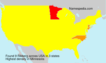 Surname Rikberg in USA Surname Rikberg in USA